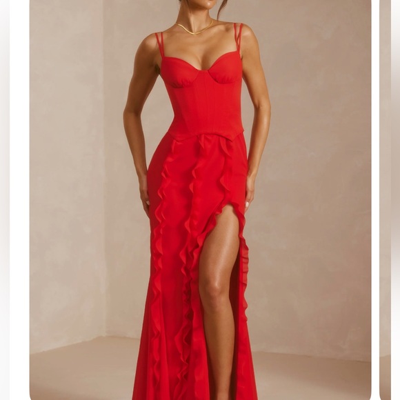 Oh Polly Dresses & Skirts - Oh Polly Red Maxi Dress